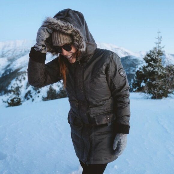 Kuhl Arktik Down Parka with Faux Fur Trim - Picture 12 of 13